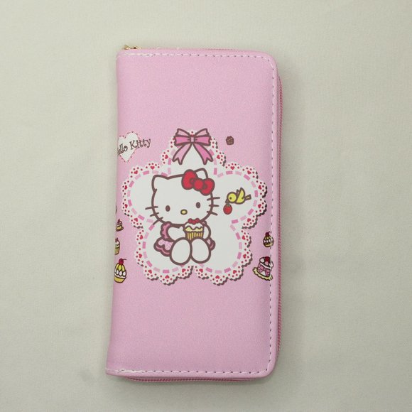 Hello Kitty Large Zipper Wallet - Picture 1 of 8